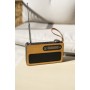 Lenco PDR040BAMBOOBK Bärbar DAB+/ FM-radio med Bluetooth® Bamboo Black