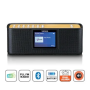 Lenco PDR-045BK DAB/FM med 2,4" färgdisplay Bluetooth® uppladdningsbar
