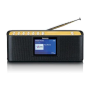 Lenco PDR-045BK DAB/FM med 2,4" färgdisplay Bluetooth® uppladdningsbar