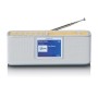 Lenco PDR-046GY DAB/FM med 2,4" färgdisplay Bluetooth® uppladdningsbar