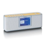 Lenco PDR-046GY DAB/FM med 2,4" färgdisplay Bluetooth® uppladdningsbar