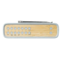 Lenco PDR-046GY DAB/FM med 2,4" färgdisplay Bluetooth® uppladdningsbar
