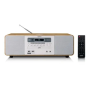 Lenco DAR-251WDWH Stereo DAB+/FM-radio, CD, 2 USB, Bluetooth®, QI och 