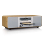 Lenco DAR-251WDWH Stereo DAB+/FM-radio, CD, 2 USB, Bluetooth®, QI och 