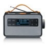 Lenco PDR-065BK Bärbar FM/DAB+ radio med stora knappar och "Easy Mode"