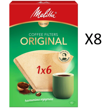 Kaffefilter 1X6 40pack (Obs 8 DFP)