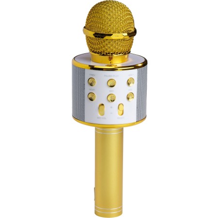 Karaoke-mikrofon Bluetooth Inbyggd högtalare KMS-20GO Guld