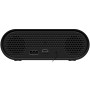 Klockradio Temp/Luftfuktighet USB-C/Batteridrift Svart