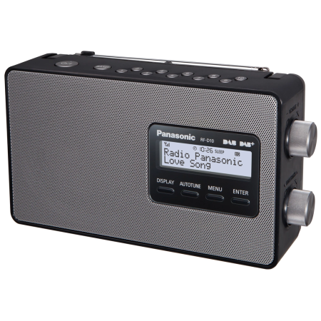 Radio FM DAB+ LCD-skärm RF-D10EG-K Svart