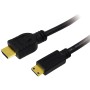 Mini-HDMI till HDMI 1.4 Kabel 4K/30Hz 1,5m Svart