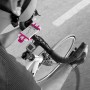 Mobilhållare för cykel/e-scooter/barnvagn Rosa