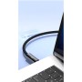 USB-C Kabel 60W Magnetisk Flätad 2m Svart
