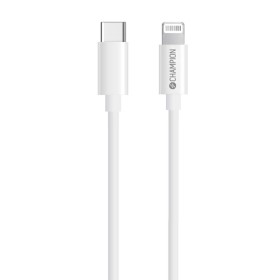 USB-C till Lightning Kabel 1m Vit