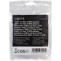 USB-C till USB-A OTG-kabel Vinkad 15W 0,15m Svart