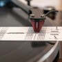 Professionellt 12-i-1-set med skivspelartillbehör och deluxe LP-rengöringskit Silver