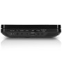 2x 9" bärbar DVD-spelare med USB SD inbyggt batteri hörlurar och fäste Svart