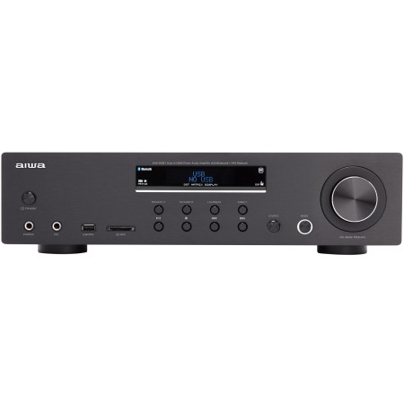 AIWA Förstärkare med Bluetooth 2 x 60 Watt RMS Svart