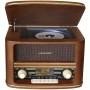 Soundmaster Musik-anläggning CD Radio Bluetooth Retro-design NR961 Trä