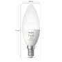 White Color Ambiance E14 Kron 470 lm 2-pack
