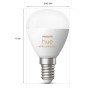 White Ambiance E14 Klot 470 lm 2-pack