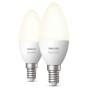 White E14 Kron 2-pack