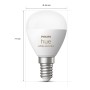 White and Color Ambiance E14 Klot 470 lm 2-pack