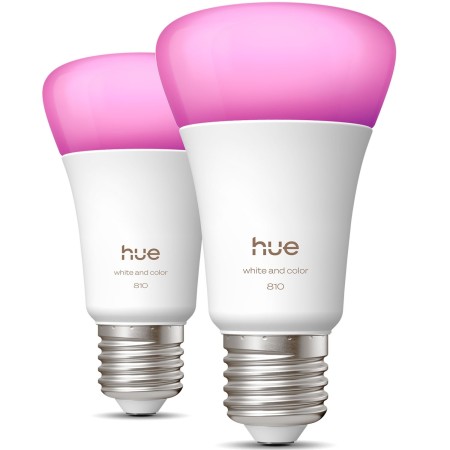 White and Color Ambiance E27 810lm 2-pack