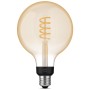 White Ambiance Filament E27 G125 Glob
