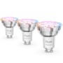 Essential White and color ambiance GU10 50W 345lm 3-pac