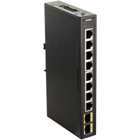 DIS-100G-10S 8-port Gigabit Industriell Switch med 2 x 100/1000M SFP
