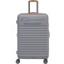 Resväska Pasadena Large Silver/Tan
