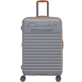 Resväska Pasadena Large Silver/Tan
