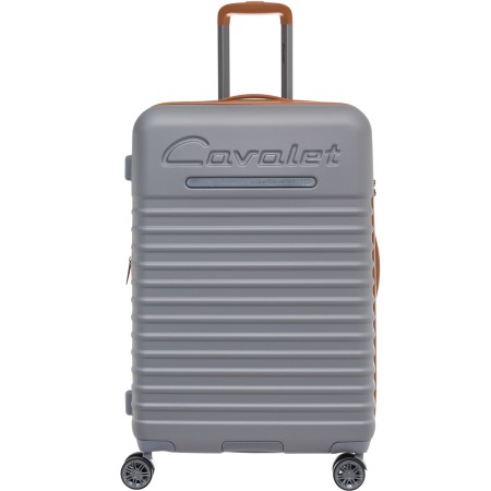 Resväska Pasadena Large Silver/Tan