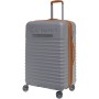 Resväska Pasadena Large Silver/Tan