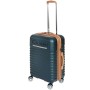 Resväska Pasadena Medium Dark Blue/Tan