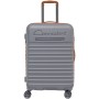 Resväska Pasadena Medium Silver/Tan