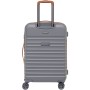 Resväska Pasadena Medium Silver/Tan