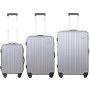 Resväskor 3-Pack Rhodos Silver