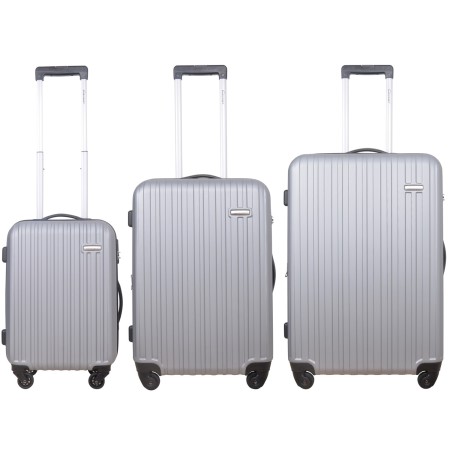 Resväskor 3-Pack Rhodos Silver