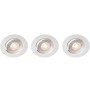 Sara 230V Dimbar downlight spotlight 3000K 400lm IP44 3-pack Vit