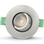 Sanna Dimbar Infälld downlight 3000K/4000K 520lm IP65 3-pack Borstad stål
