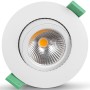 Lisa Dimbar Infälld downlight 3000K 600lm IP65 3-pack Vit