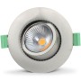 Lisa Dimbar Infälld downlight 3000K 600lm IP65 3-pack Borstad stål