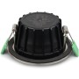 Lisa Dimbar Infälld downlight 3000K 600lm IP65 3-pack Borstad stål