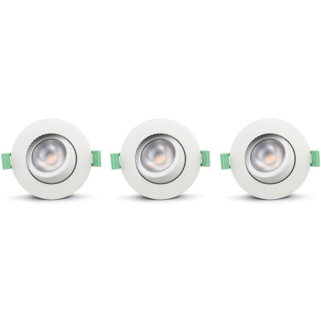 Ellen Infälld downlight Dim-to-Warm 520lm IP65 3-pack Vit