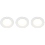Doris 230V Dimbar downlight spotlight 3000K 400lm IP65 3-pack Vit