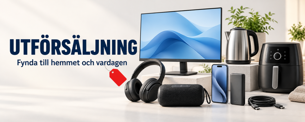 Utförsäljning – Fynda teknik och hemprodukter | Hauks.se